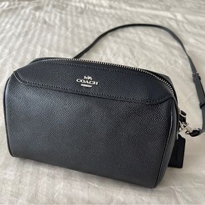 Coach leather camera bag
